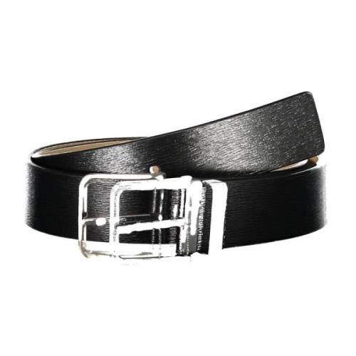 Omkeerbare Leren Riem Zwart/Bruin Metalen Gesp Calvin Klein , Black , ...