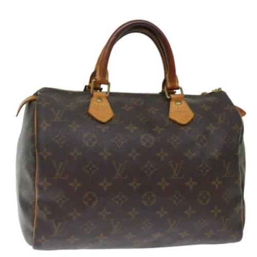 Pre-owned Canvas handbags Louis Vuitton Vintage , Brown , Dames