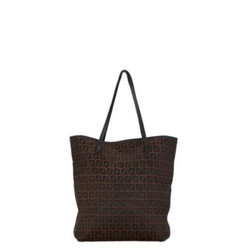 Pre-owned Canvas totes Fendi Vintage , Brown , Dames