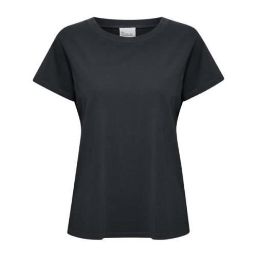 Zwarte Tee Top Hannemw T-Shirts My Essential Wardrobe , Black , Dames