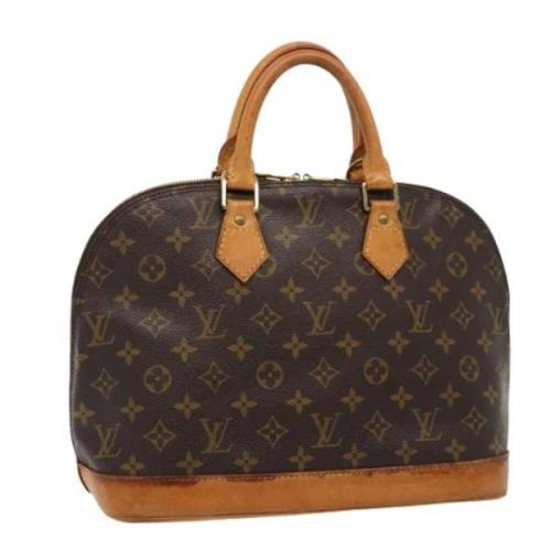 Pre-owned Canvas handbags Louis Vuitton Vintage , Brown , Dames