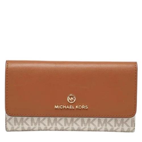 Pre-owned Leather wallets Michael Kors Pre-owned , Brown , Dames