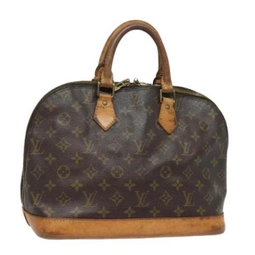 Pre-owned Canvas handbags Louis Vuitton Vintage , Brown , Dames