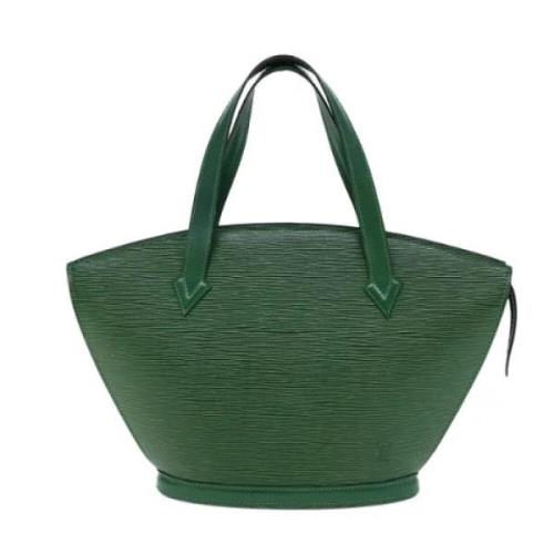 Pre-owned Leather louis-vuitton-bags Louis Vuitton Vintage , Green , D...