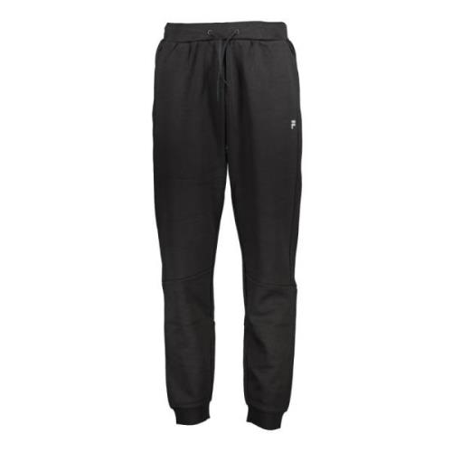 Sportieve Zwarte Herenbroek met Elastische Taille Fila , Black , Heren