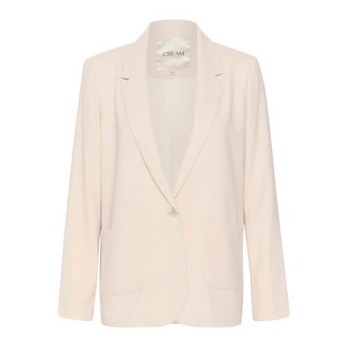 Ancient Scroll Blazer Jas Cream , Beige , Dames