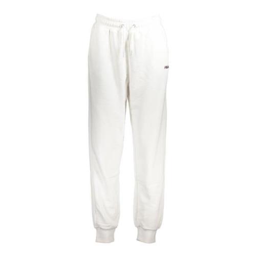 Sportieve witte damesbroek met elastische taille Fila , White , Dames