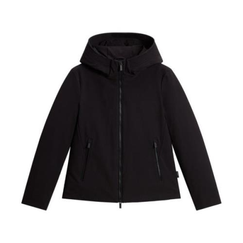 Zwarte Winterjassen Woolrich , Black , Dames