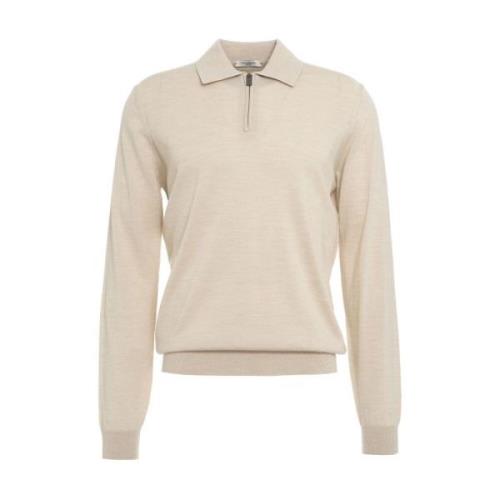 Beige T-shirts & Polos Aw24 Paolo Pecora , Beige , Heren