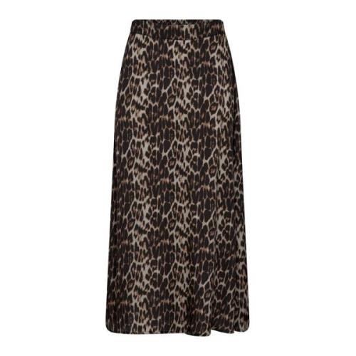 Leoleocc Rok - Luipaardprint Co'Couture , Brown , Dames