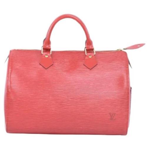 Pre-owned Leather louis-vuitton-bags Louis Vuitton Vintage , Red , Dam...