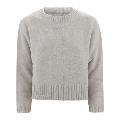 Alpaca Woltrui met Gouden Logo Herno , Gray , Dames