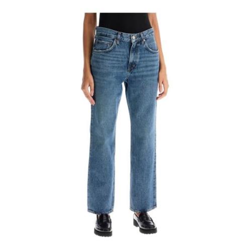 Vintage Effect Valen Jeans Agolde , Blue , Dames