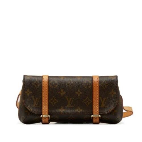 Pre-owned Canvas crossbody-bags Louis Vuitton Vintage , Brown , Dames