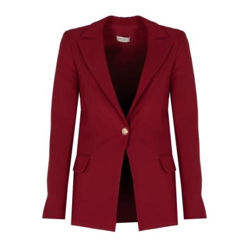 Klassieke Aansluitende Blazer Liu Jo , Red , Dames