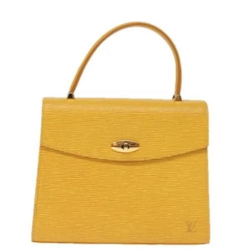 Pre-owned Leather louis-vuitton-bags Louis Vuitton Vintage , Yellow , ...