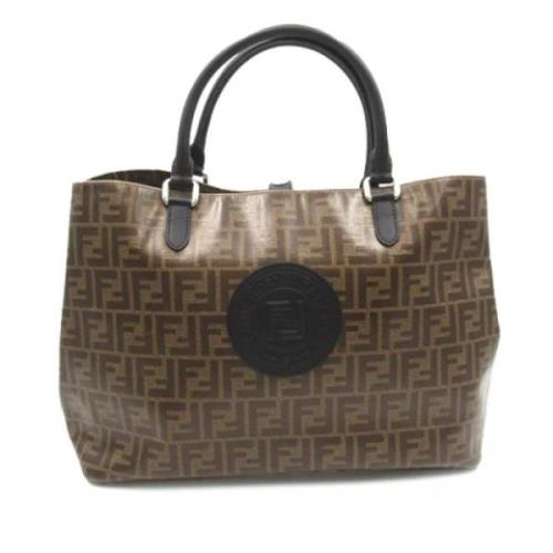 Pre-owned Fabric totes Fendi Vintage , Brown , Dames