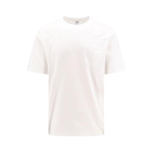 Logo Print Katoenen T-Shirt Berluti , White , Heren