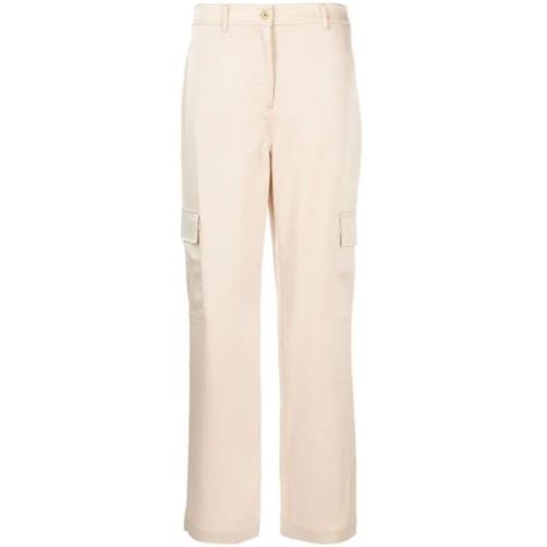 Stijlvolle Cargo Track Broek Michael Kors , Beige , Dames