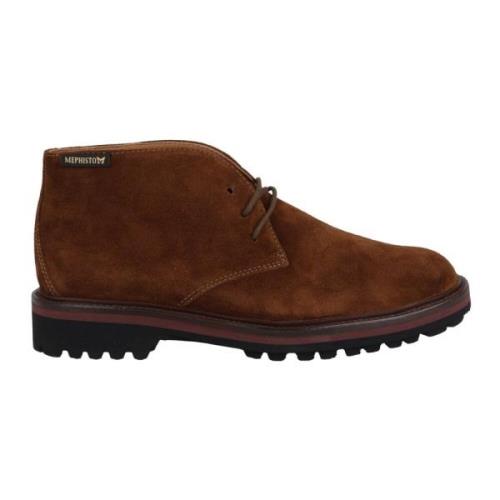 Bruine Herenlaars - Berto Stijl Mephisto , Brown , Heren