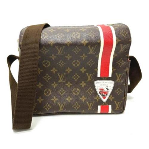 Pre-owned Canvas louis-vuitton-bags Louis Vuitton Vintage , Brown , Da...