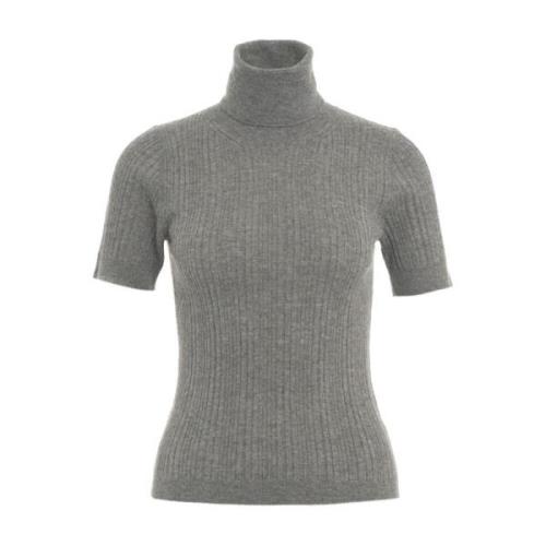 Geribbelde Gebreide Coltrui Jucca , Gray , Dames