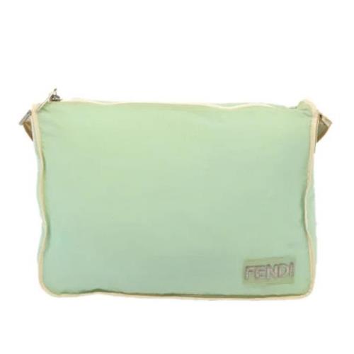 Pre-owned Canvas fendi-bags Fendi Vintage , Green , Dames