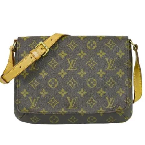 Pre-owned Canvas louis-vuitton-bags Louis Vuitton Vintage , Brown , Da...