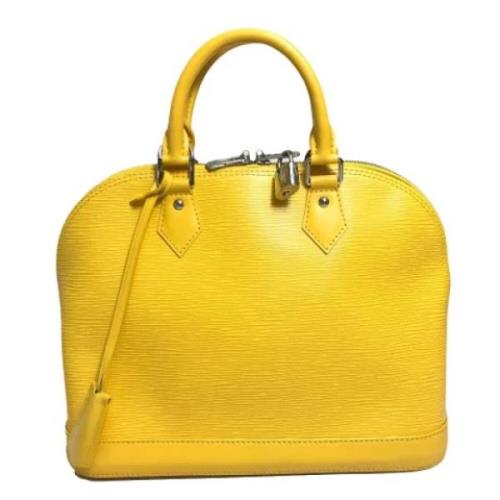 Pre-owned Leather louis-vuitton-bags Louis Vuitton Vintage , Yellow , ...