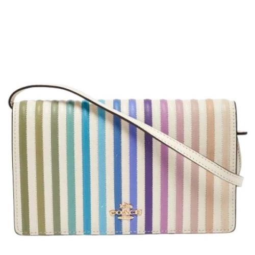 Pre-owned Leather crossbody-bags Coach Pre-owned , Multicolor , Dames