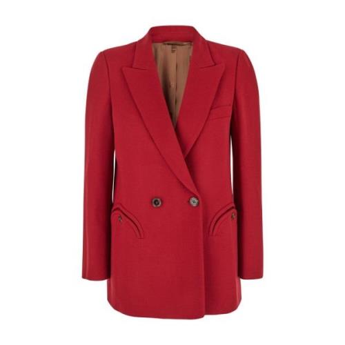 Rode Everyday Blazer Jas Blazé Milano , Red , Dames