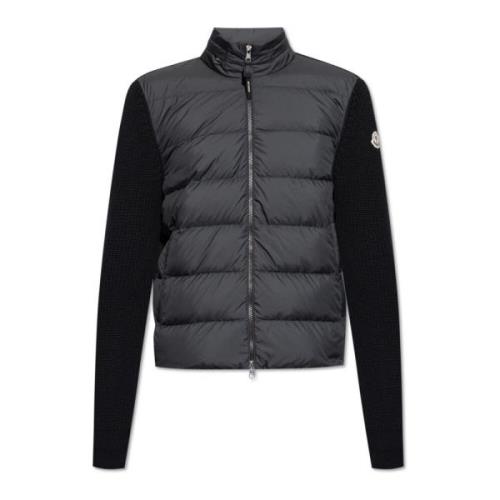 Cardigan Tricot Moncler , Black , Heren