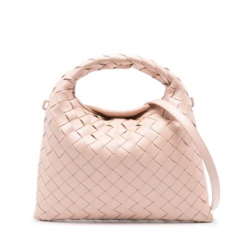 Luxe Venetiaans Kalfsleren Tassen Bottega Veneta , Pink , Dames