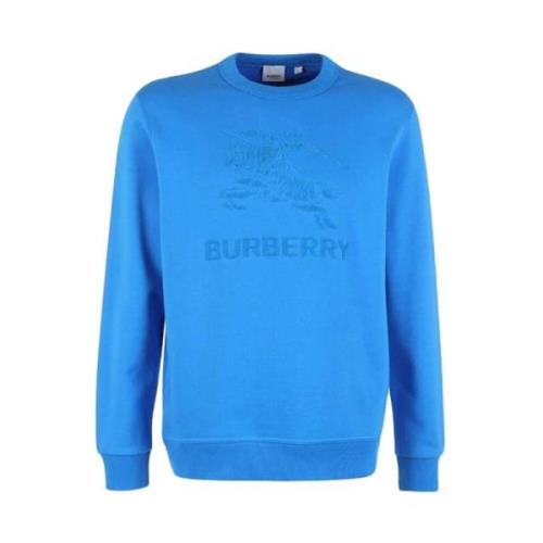 Stijlvolle Gebreide Top Burberry , Blue , Heren