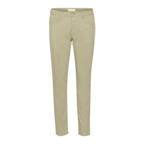 Twill Pant - Coco Fit Overland Trek Cream , Green , Dames