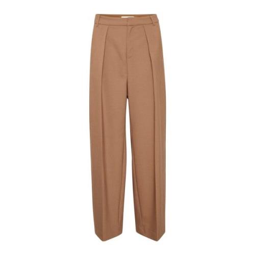 Geplooide Broek Coca Mocha InWear , Brown , Dames