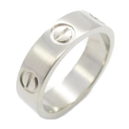 Pre-owned White Gold rings Cartier Vintage , Gray , Dames