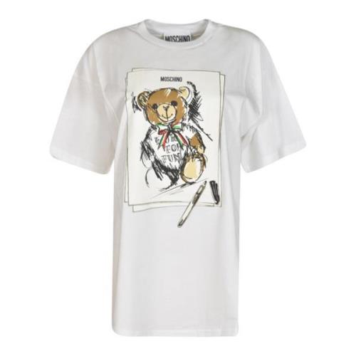 Stijlvolle T-shirts en Polos Moschino , White , Dames