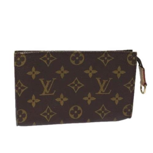 Pre-owned Canvas pouches Louis Vuitton Vintage , Brown , Dames