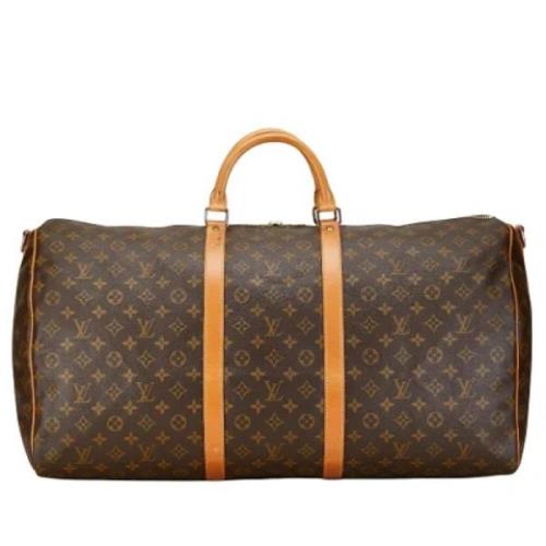 Pre-owned Canvas travel-bags Louis Vuitton Vintage , Brown , Unisex