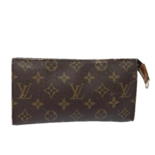 Pre-owned Canvas pouches Louis Vuitton Vintage , Brown , Dames