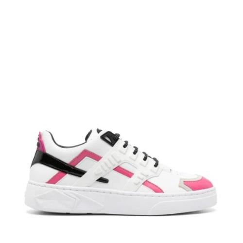 Roze Sneakers Mini Silverstone Hide&Jack , Multicolor , Dames