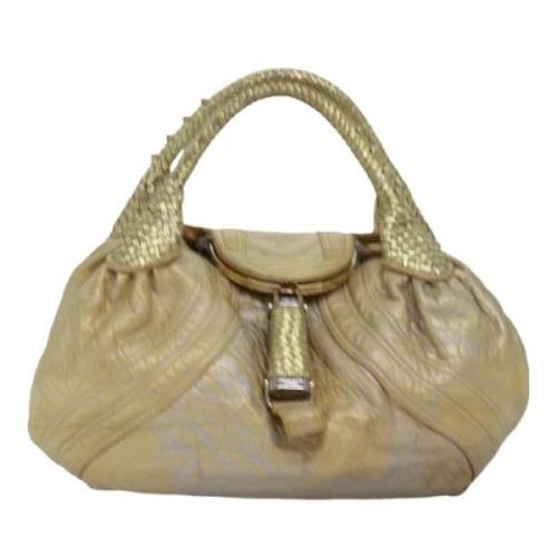 Pre-owned Leather fendi-bags Fendi Vintage , Yellow , Dames