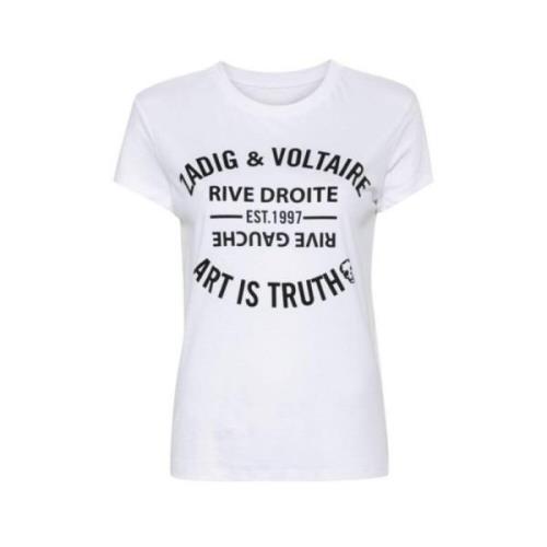 Witte T-shirts en Polos Walk Zadig & Voltaire , White , Dames