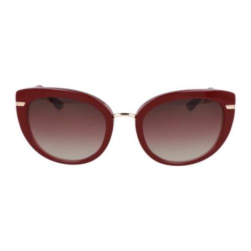 Cat Eye Zonnebril 8231B Bvlgari , Red , Unisex