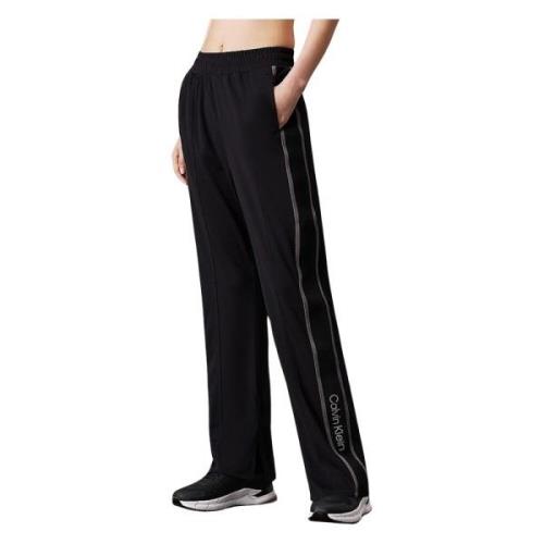 Zwarte Beauty Straight/Wide Pant Calvin Klein , Black , Dames