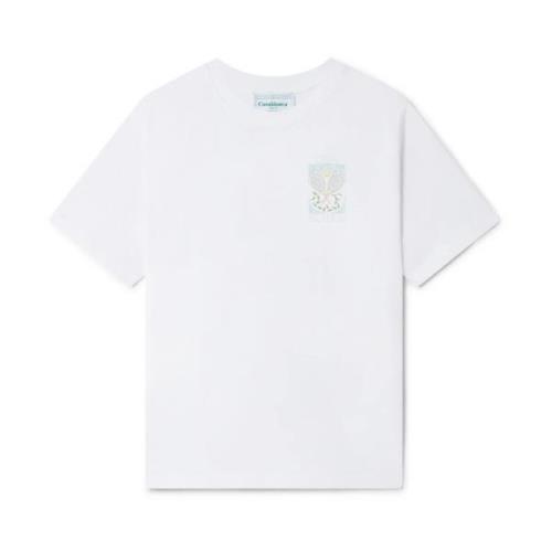 Pastelle Tennis T-shirt Wit Casablanca , White , Heren