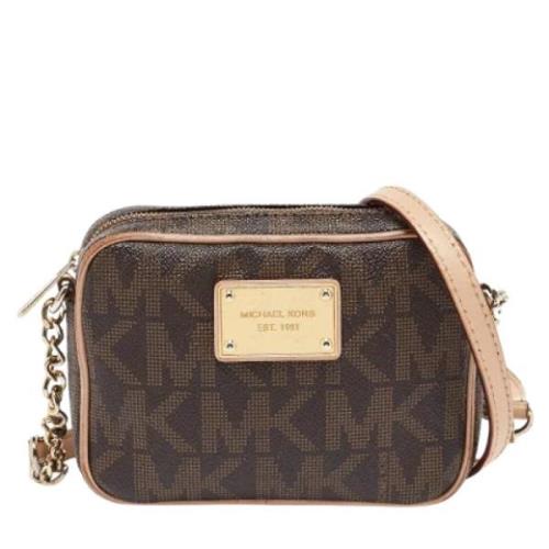 Pre-owned Leather crossbody-bags Michael Kors Pre-owned , Brown , Dame...