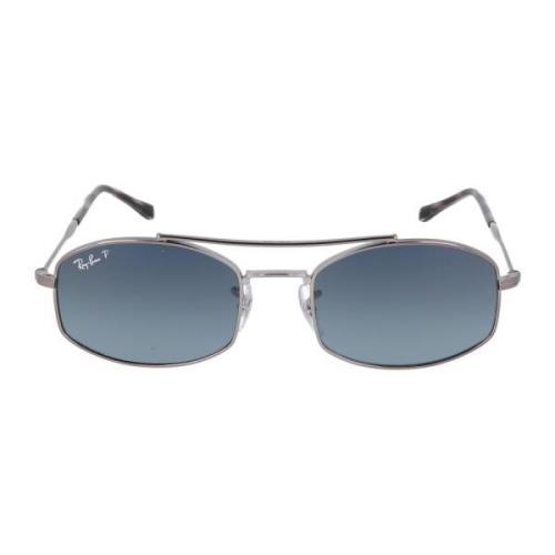 Rechthoekige Metalen Zonnebril RB 3719 Ray-Ban , Gray , Unisex