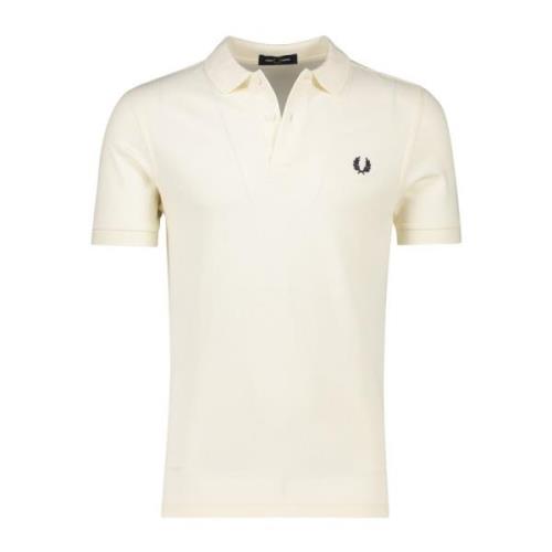 Beige Poloshirt Korte Mouw Fred Perry , Beige , Heren